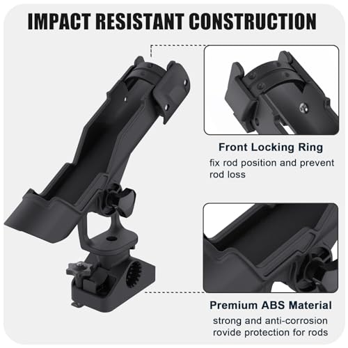 Boat Fishing Rod Holder 360° Adjustable Mount