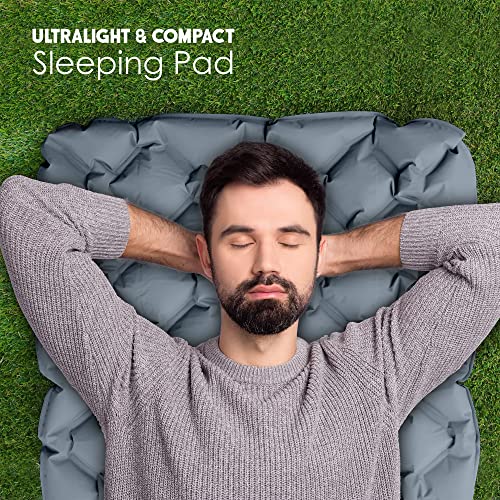 Lightweight Inflatable Sleeping Pad for Camping and Backpacking